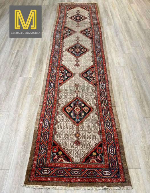 Unveiling a Timeless Treasure: The 3.2X13 Antique Persian Hamadan Rug